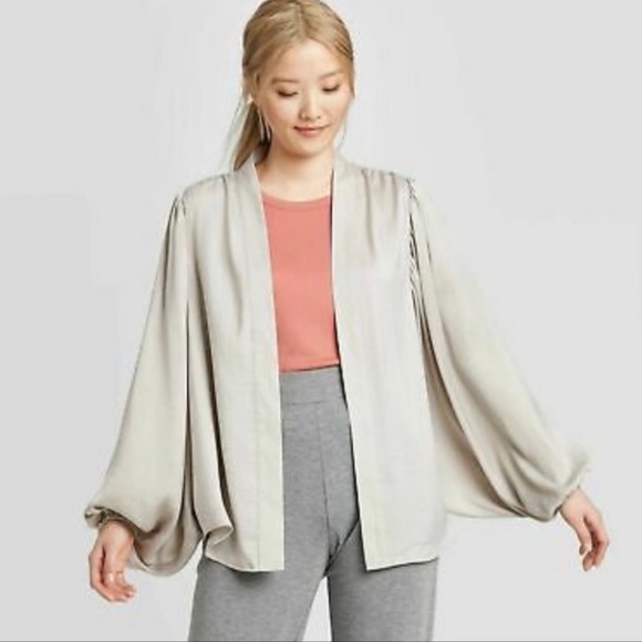 🪙🩶 Silky Coverup Cardigan OS by a new day 🩶🪙 - Picture 3 of 7